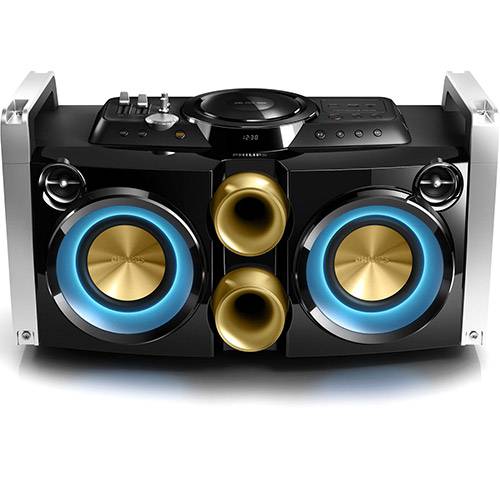 Mini System Party Box, 240W, Karaoke, MP3 - Preto - FWP2000 - Philips