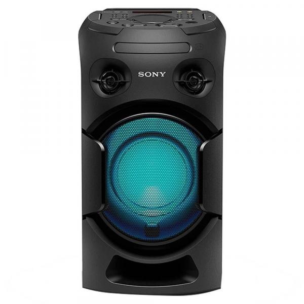 Mini System Sony MHC-V21, USB, MP3, FM, Bluetooth, Karaokê, Preto - Bivolt