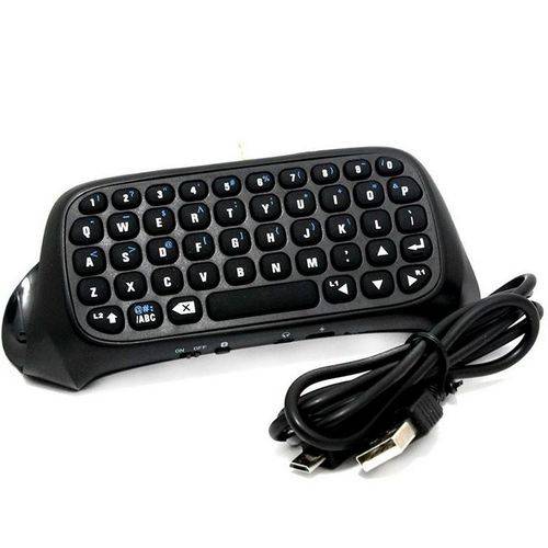Mini Teclado Sem Fio para Controle de Ps4 Wireless Keyboard Playstation 4