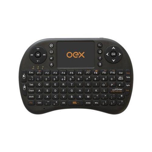 Mini Teclado Sem Fio para Smart Tv Air Mouse Touch Oex Ck103