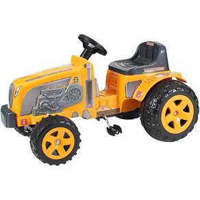 Mini Trator Fazendeiro Amarelo Sem Caçamba Big - Biemme - 318