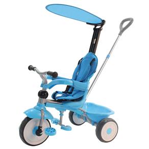Mini Triciclo Infantil Confort Ride 3X1 Azul Xalingo