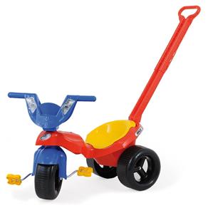 Mini Triciclo Infantil Race com Empurrador Xalingo