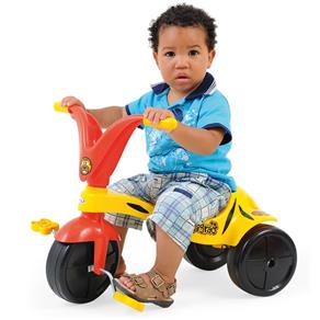 Mini Triciclo Infantil Tigrão Amarelo Xalingo