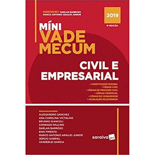 Mini Vade Mecum Civil e Empresarial - Saraiva