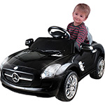 Mini Veículo Infantil Mercedes Benz Preto 6 Volts - Xalingo