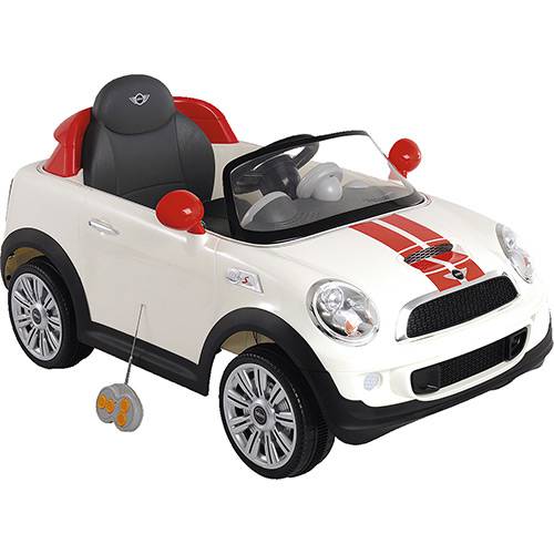 Mini Veículo Kiddo Mini Cooper S Coupe Branco