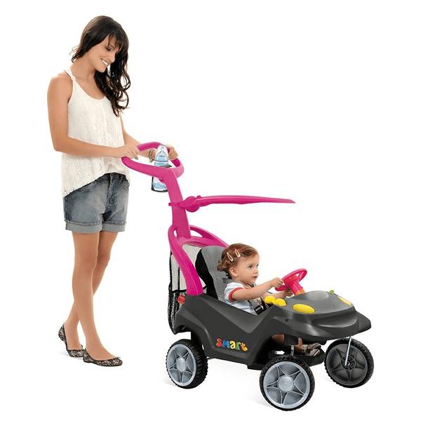 Mini Veículo Smart Baby Comfort Rosa - Bandeirante - 521