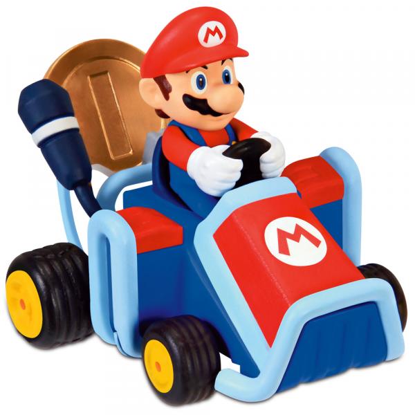Mini Veículo - Super Mario Kart Coin Racers - Mário - DTC