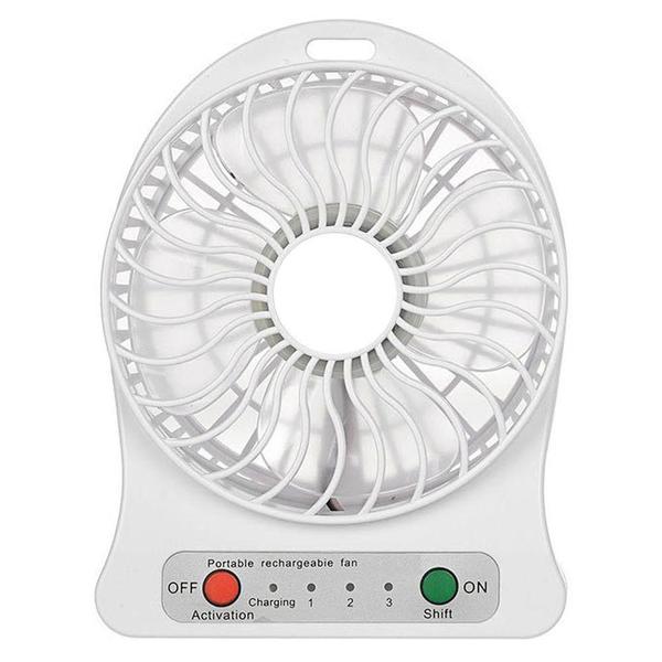 Mini Ventilador Portatil Bateria Recarregável 3 Velocidades - Ll