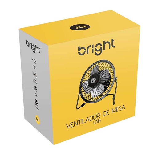 Mini Ventilador Usb com Design Silencioso 336 Bright