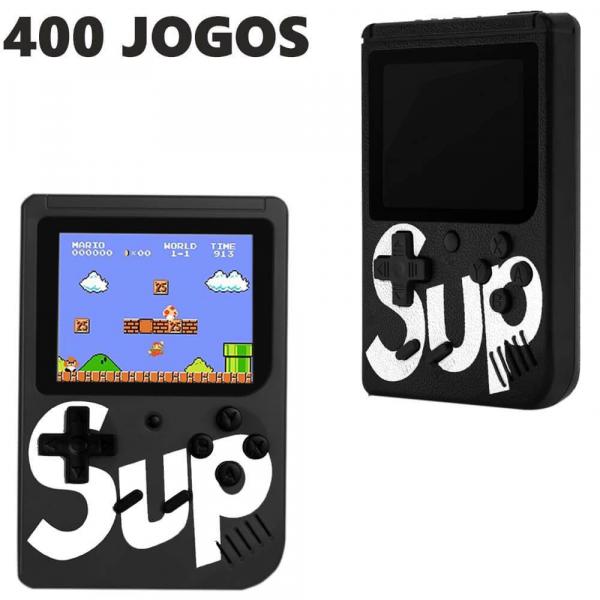 Mini Vídeo Game Boy Portátil G4 400 Games Sup Clássico Preto - Import