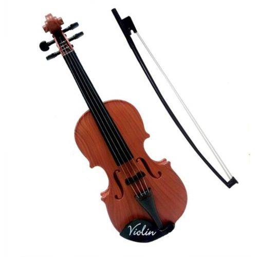 Tudo sobre 'Mini Violino Infantil Acustico com 4 Cordas e Arco para Iniciantes'