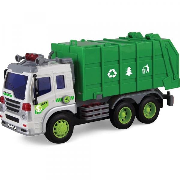 Miniatura Caminhão de Lixo Shiny Toys