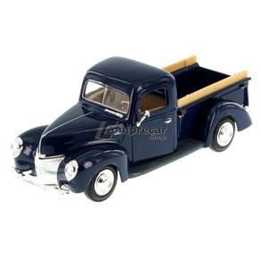 Miniatura Ford Pickup 1940 Azul Motormax 1/24