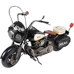 Miniatura Motocicleta Decorativo Dr0126 Preta - BTC