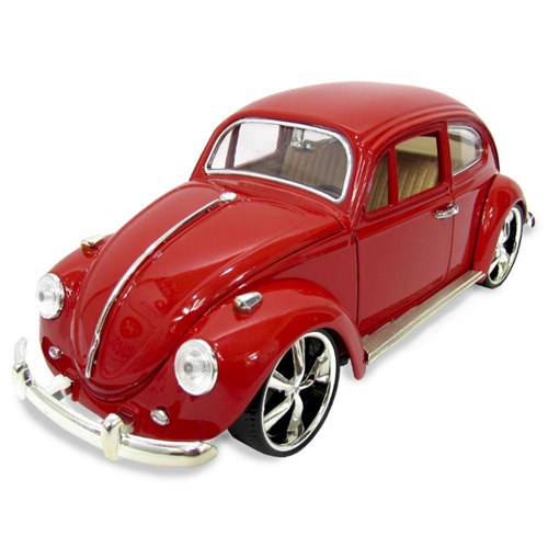 Tudo sobre 'Miniatura Vw Fusca 1/18 Em Metal Die Cast Vermelho'