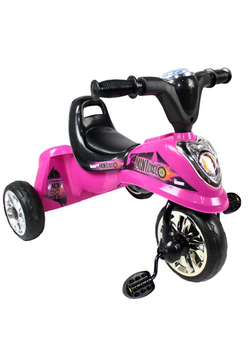 Miniciclo Triciclo Infantil Rosa Belfix