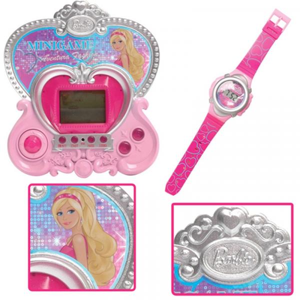 Minigame e Relógio Digital - Barbie - Candide