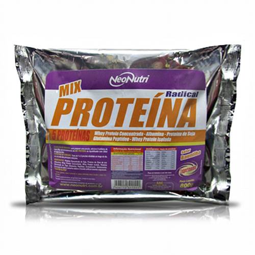 Tudo sobre 'Mix Proteína Radical - 5 Whey Protein - 800g - Neo-Nutri'