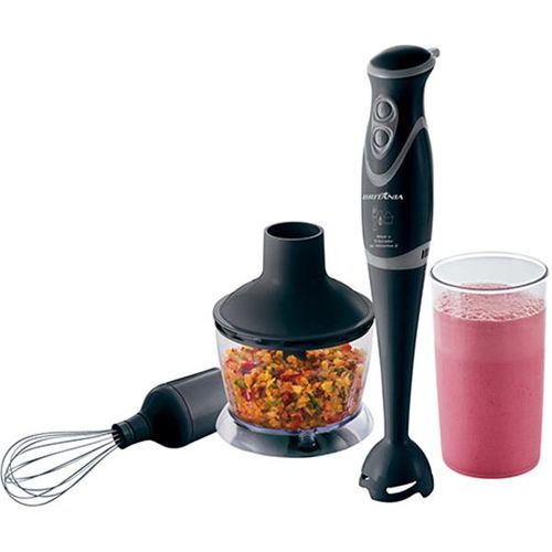 Mixer e Triturador de Alimentos com 2 Velocidades, Copo 700ml, Lâminas em Aço Inox - 110V - BRITÂNIA