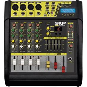Mixer Mesa de Som Amplificada Skp 4 Canais Vz-40II MP3 1600