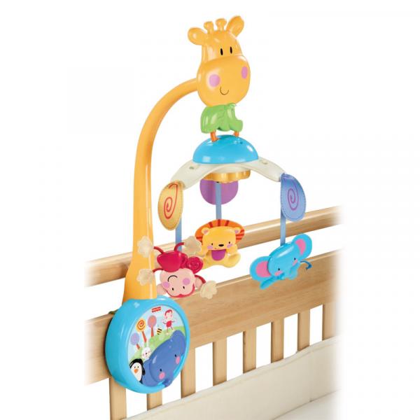 Móbile Zoo Musical 2 em 1 - Fisher-Price - Fisher Price