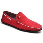 Mocassim Masculino Snap Shoes Vermelho