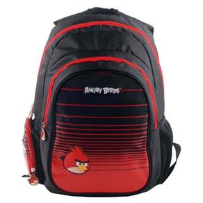 Tudo sobre 'Mochila Angry Birds ABN13007U01 Santino com Porta Notebook - Preta/Vermelha'
