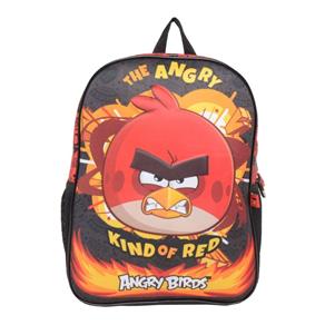 Mochila Angry Birds Vermelho/Preta - Santino Abm700101 - Único