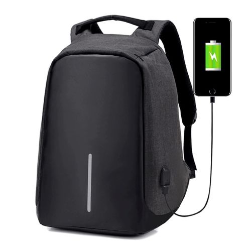 Mochila Anti Furto Impermeável com USB Integrado M2417p