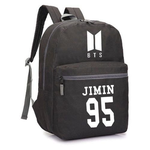 Tudo sobre 'Mochila Bolsa Bts Kpop Jimin 95 Juvenil Escolar'