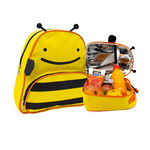 Mochila com Lancheira Infantil Abelha StilloShop