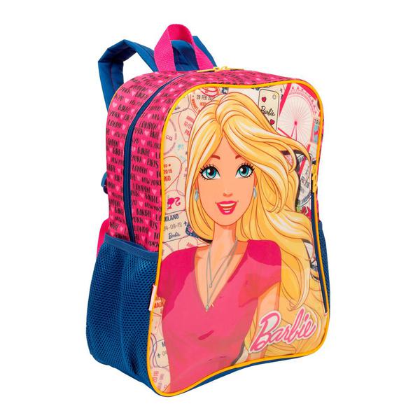 Mochila escolar Barbie A Princesa E A Pop Star Sestini no Shoptime