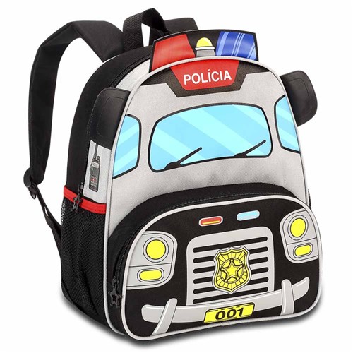 Mochila Costas Infantil Clio Kids Policia