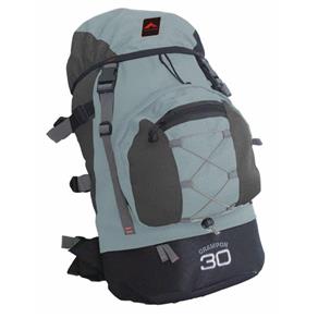 Mochila Crampon 30 - Trilhas e Rumos - Cinza/Preto