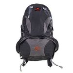 Mochila Crampon 40 Cor Preta e Cinza - Trilhas & Rumos