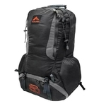 Mochila Crampon 50l Preto E Cinza - Trilhas E Rumos