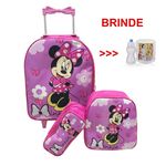 Mochila de Rodinha Infantil Grande Minie Modelo 2019