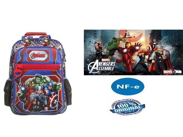 Mochila dos Vingadores Super Herois de Costas Dermiwil 2020