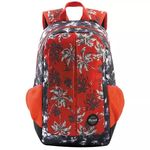 Mochila Escolar Esportiva Feminina Estampada Vermelha MRLM104203