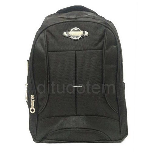 Tudo sobre 'Mochila Escolar Faculdade Preta Pvc Nylon - 23 L'