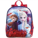 Mochila Escolar Infantil em Polinylon Elsa e Ana - Frozen 2 - Dermiwil