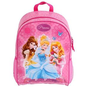 Mochila Escolar Infantil G Dermiwil de Costas Princesas Glitter 60399 - Rosa