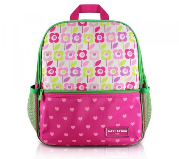 Mochila Escolar Sapeka Flor Pink Jacki Design