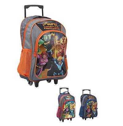 Mochila Escolar Super Heróis Meninos Infantil - Camp