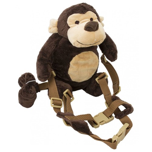 Mochila Guia Coleira de Segurança Infantil -macaco