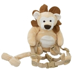 Mochila Guia com Coleira de Segurança Infantil Leão BBR Toys