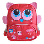 Mochila Infantil Baby Pets Corujinha Sweet Vermelha