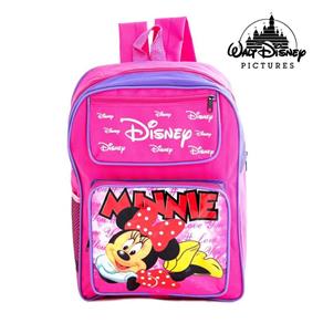 Mochila Infantil Escolar de Costas Minnie - Rosa